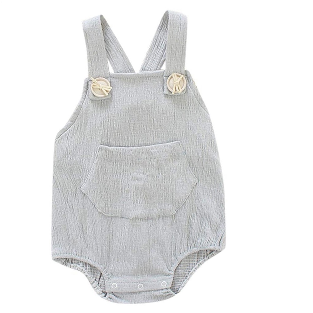 Organic Cotton Linen Romper
